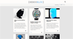 Desktop Screenshot of hebdoblog.com