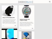 Tablet Screenshot of hebdoblog.com